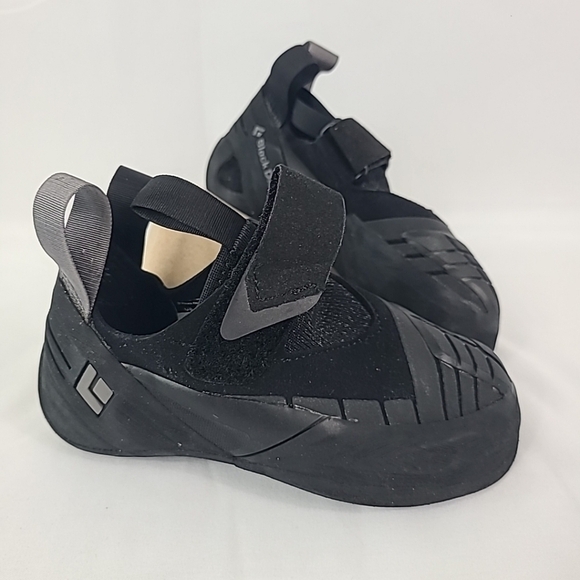 NEW Black Diamond Shadow Aggressive Rock Climbing Shoes Black Sz US 4 NWOB - Picture 1 of 8